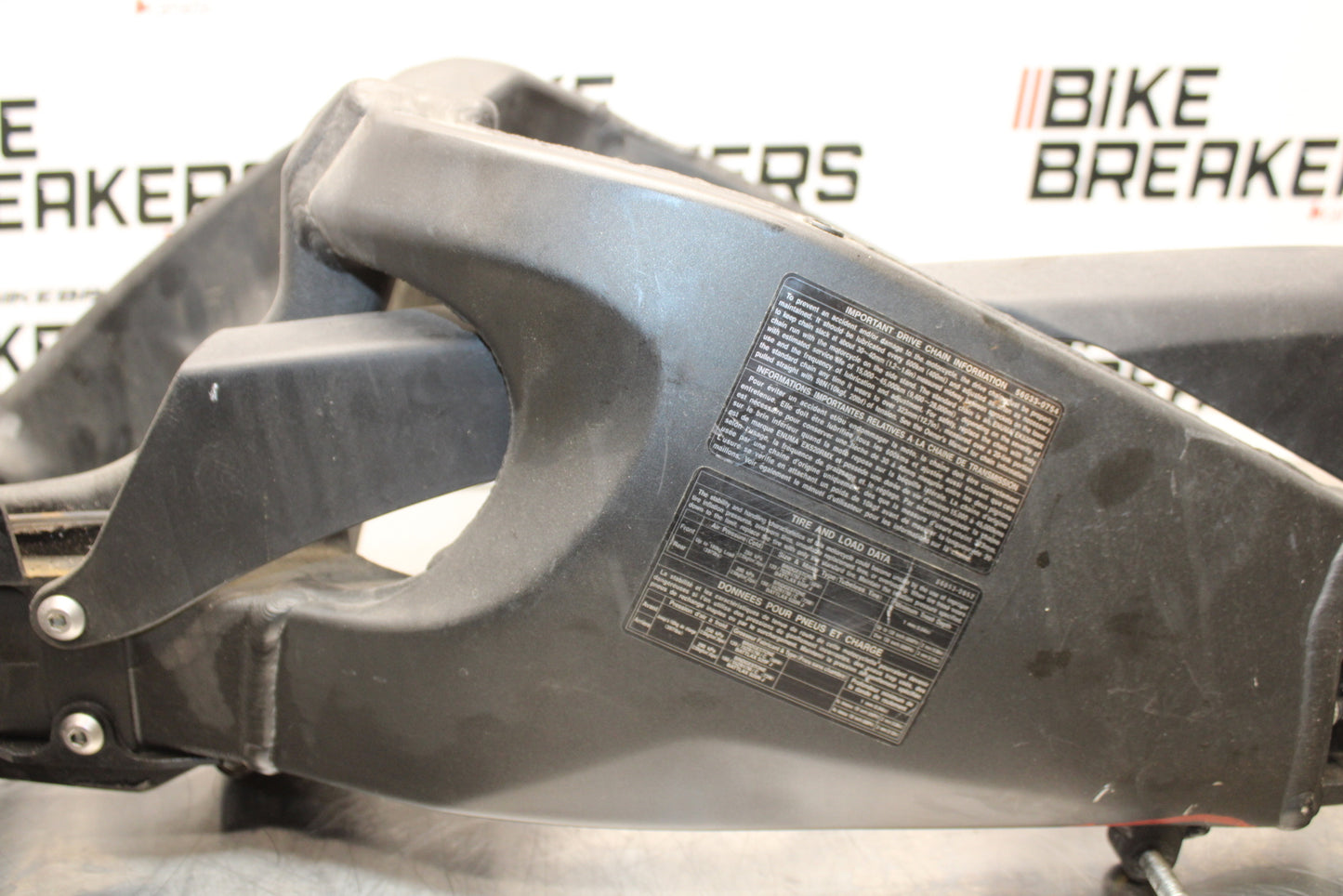 13-18 KAWASAKI NINJA ZX6R REAR SWINGARM BACK SUSPENSION SWING ARM BB143