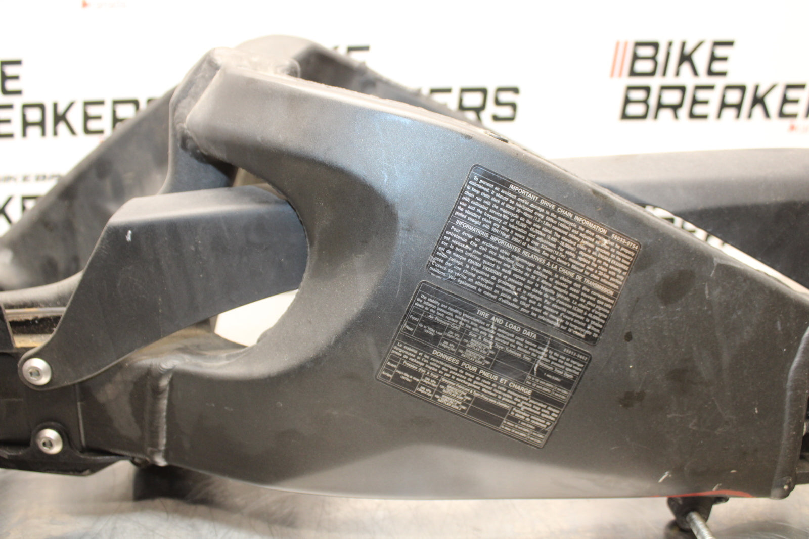 13-18 KAWASAKI NINJA ZX6R REAR SWINGARM BACK SUSPENSION SWING ARM BB143