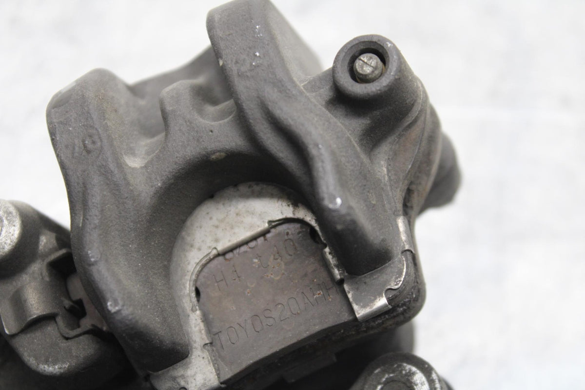 2007 Honda CBR600RR REAR BRAKE CALIPER W MOUNT BRACKET 43150-MFJ-D01 BB596