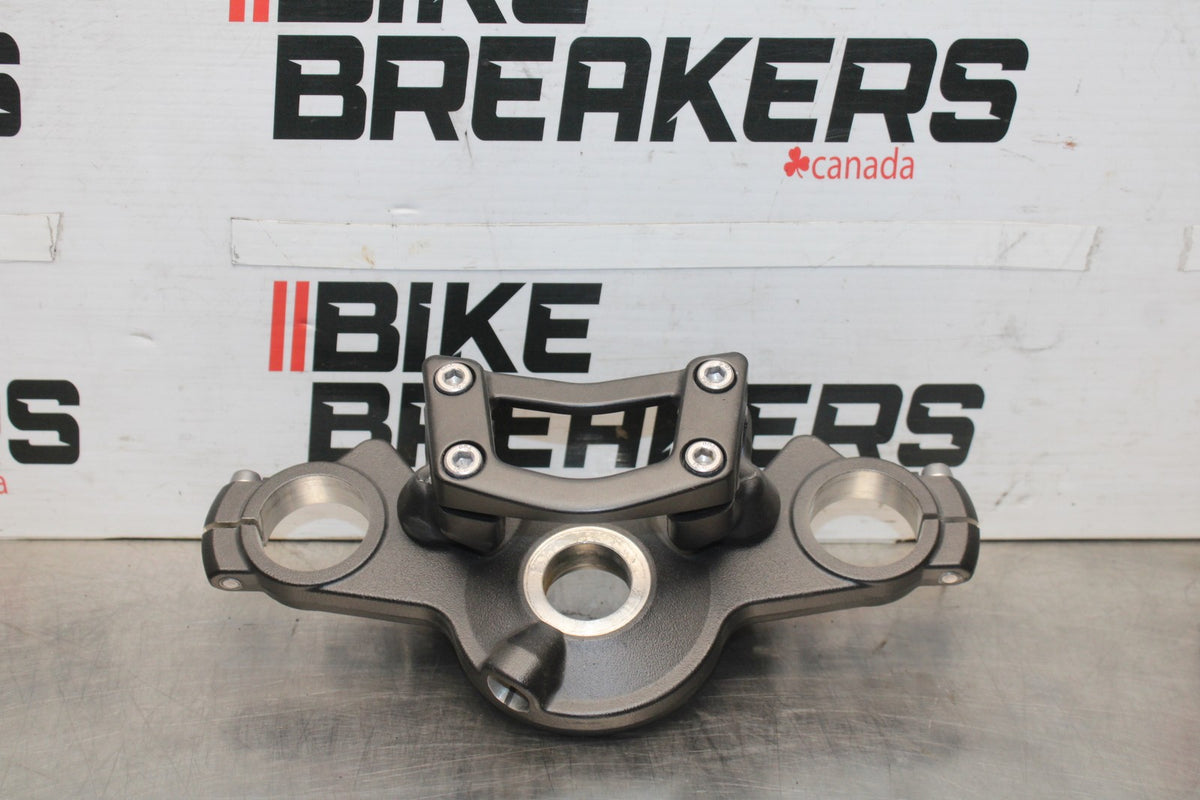 12 KAWASAKI NINJA 650 EX650E FORKS UPPER TRIPLE TREE CLAMP BB926