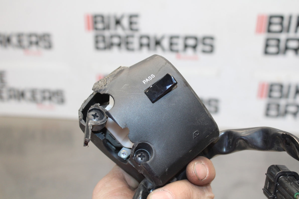23 KAWASAKI NINJA 650 EX650 LEFT CLIP ON HANDLE HORN SIGNALS SWITCH BB920