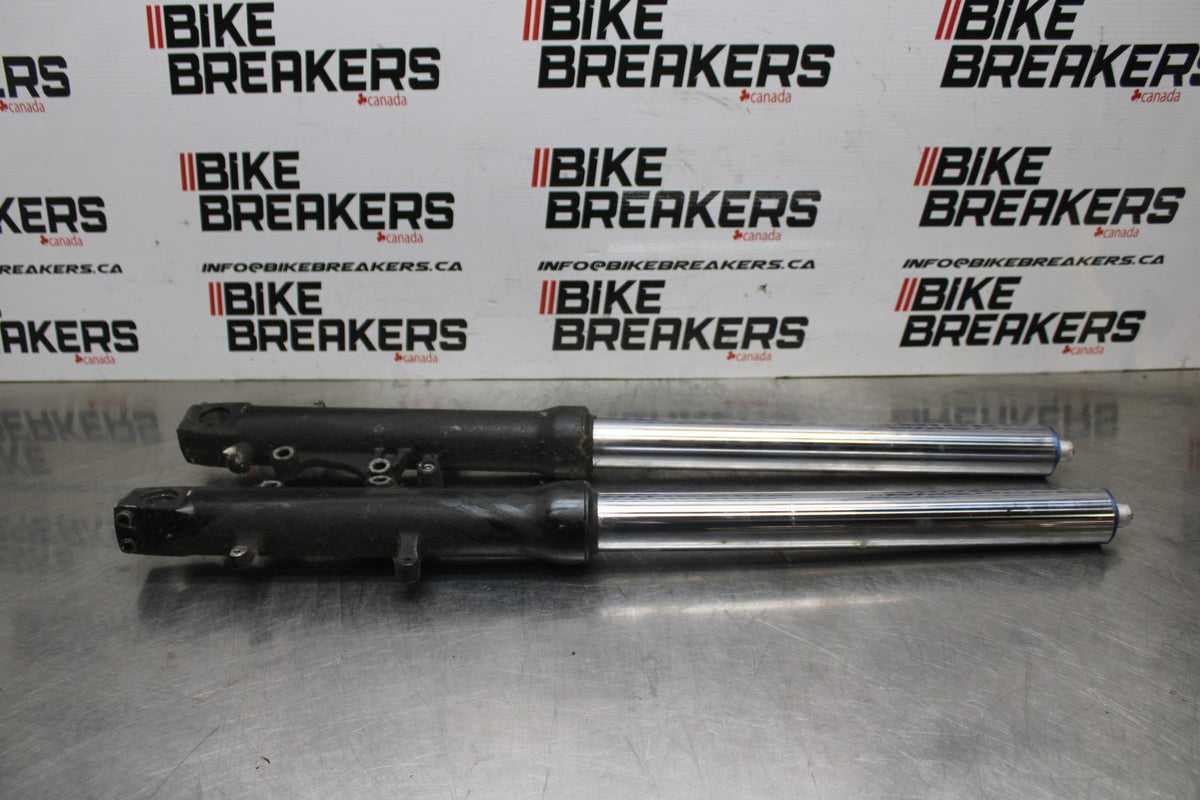 99 KAWASAKI NINJA ZX9R FRONT FORKS SHOCK SUSPENSION SET PAIR BB05