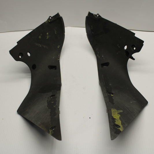 13-18 KAWASAKI NINJA ZX6R RIGHT LEFT INNER FAIRINGS COWLS PANELS TRIMS BB240
