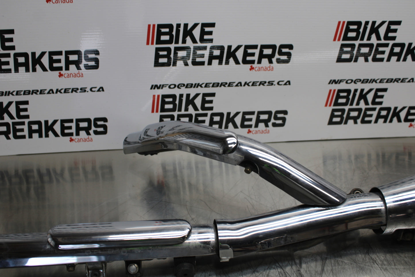 09 YAMAHA ROYAL STAR XVZ1300TF VENTURE LEFT HEADER MUFFLER EXHAUST BB151