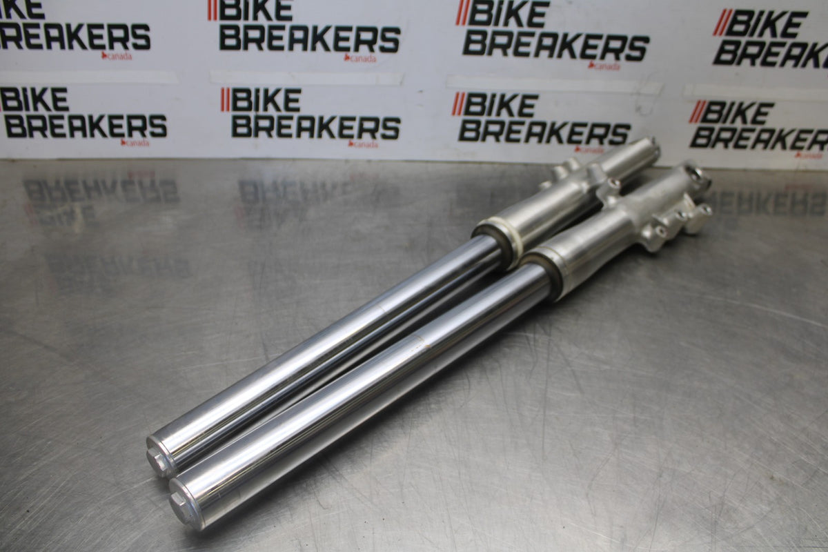 08 KAWASAKI VULCAN 1600 VN1600D NOMAD FRONT FORKS SHOCK SUSPENSION PAIR BB904
