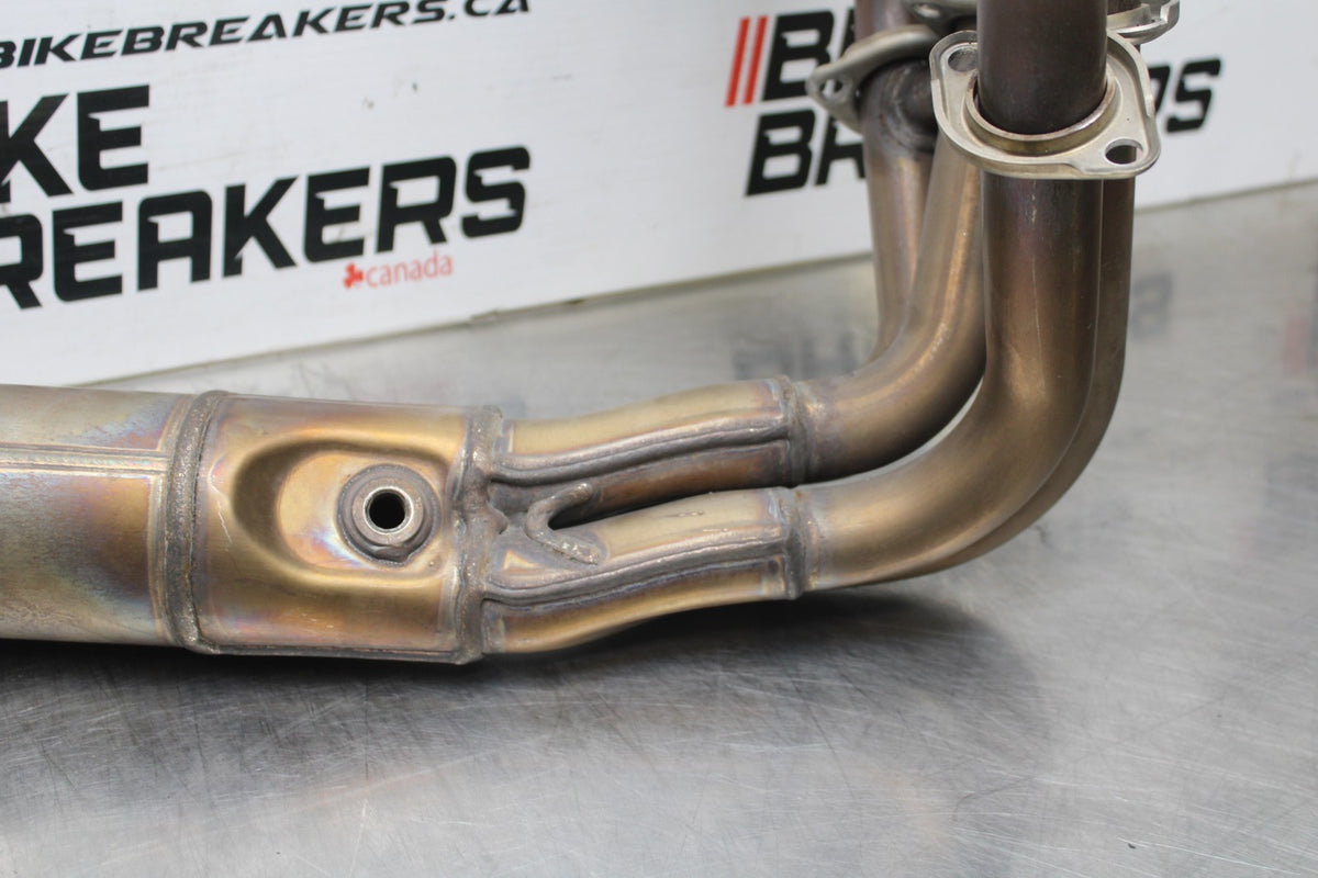 24-25 KAWASAKI NINJA ZX4R EXHAUST HEADER PIPES MANIFOLD BB827