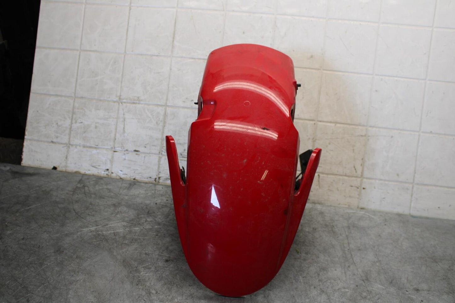 07-12 HONDA CBR600RR FRONT WHEEL FENDER COWL FAIRING 61100-MFJ-D00ZK BB542