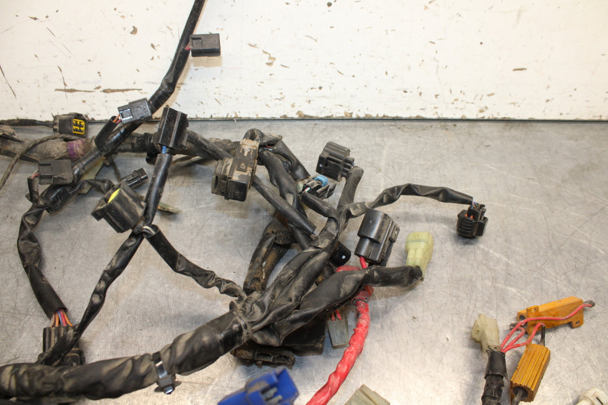 07-08 YAMAHA YZF R1 MAIN ENGINE WIRING HARNESS MOTOR WIRE LOOM BB724