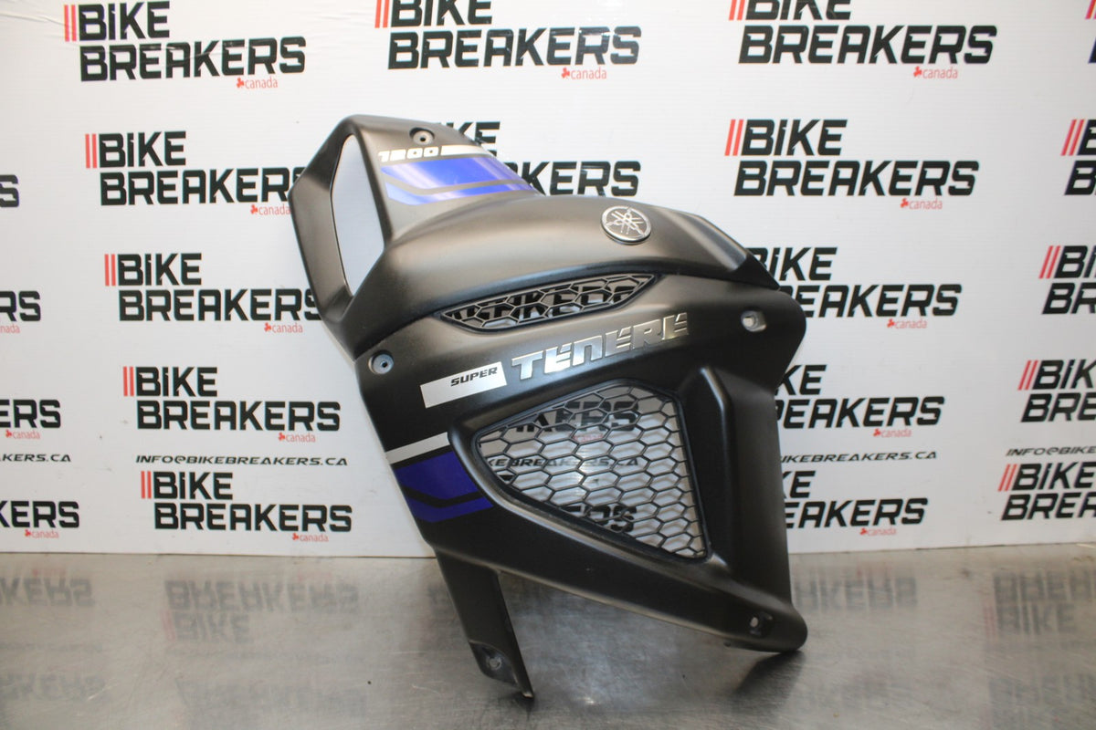 18 YAMAHA SUPER TENERE LEFT MID UPPER SIDE FAIRING COWL PLASTIC BB832