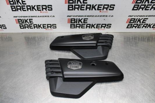 19 MOTO GUZZI V7 III RIGHT LEFT FRONT SIDE SEAT PANELS TRIM COWLS FAIRINGS BB831