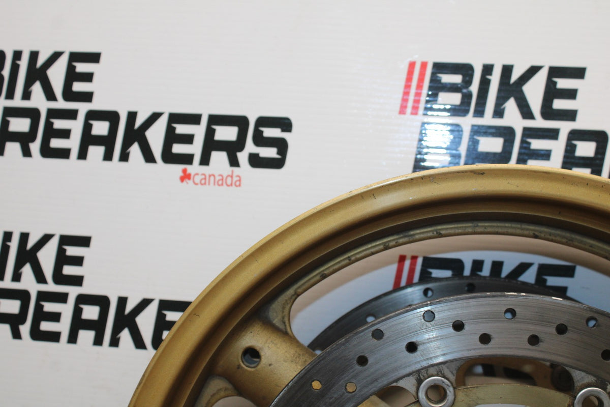 97-00 SUZUKI GSXR600 SRAD FRONT WHEEL FRONT RIM & ROTORS BB921