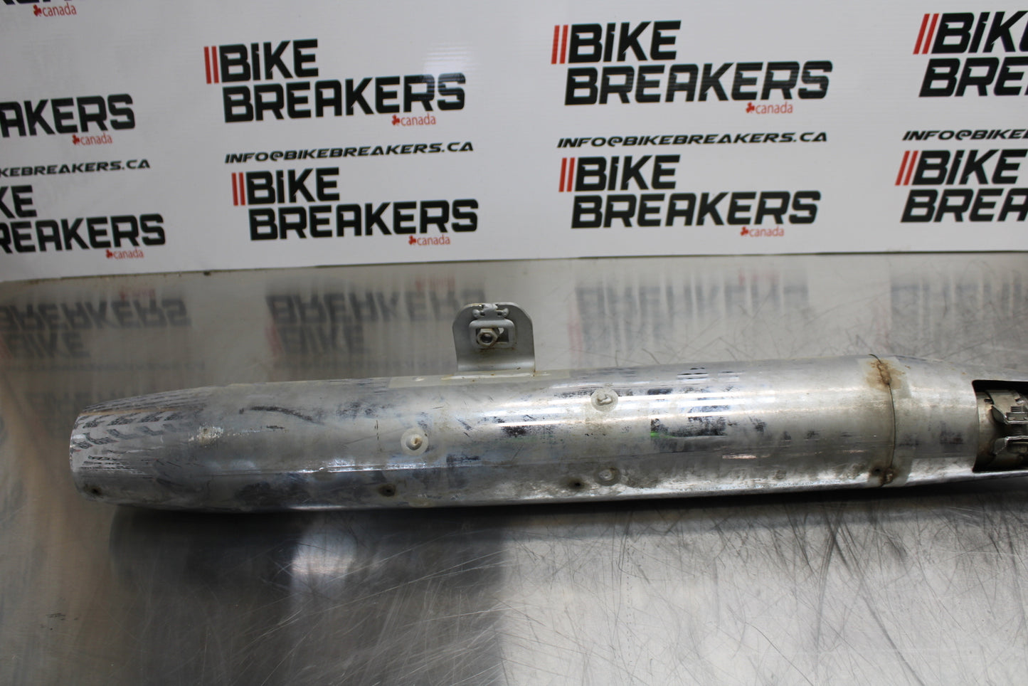 09 YAMAHA ROYAL STAR XVZ1300TF VENTURE LEFT HEADER MUFFLER EXHAUST BB151