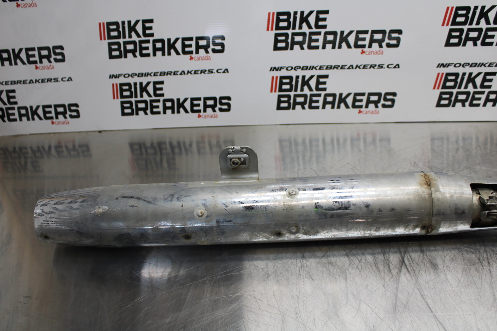 09 YAMAHA ROYAL STAR XVZ1300TF VENTURE LEFT HEADER MUFFLER EXHAUST BB151