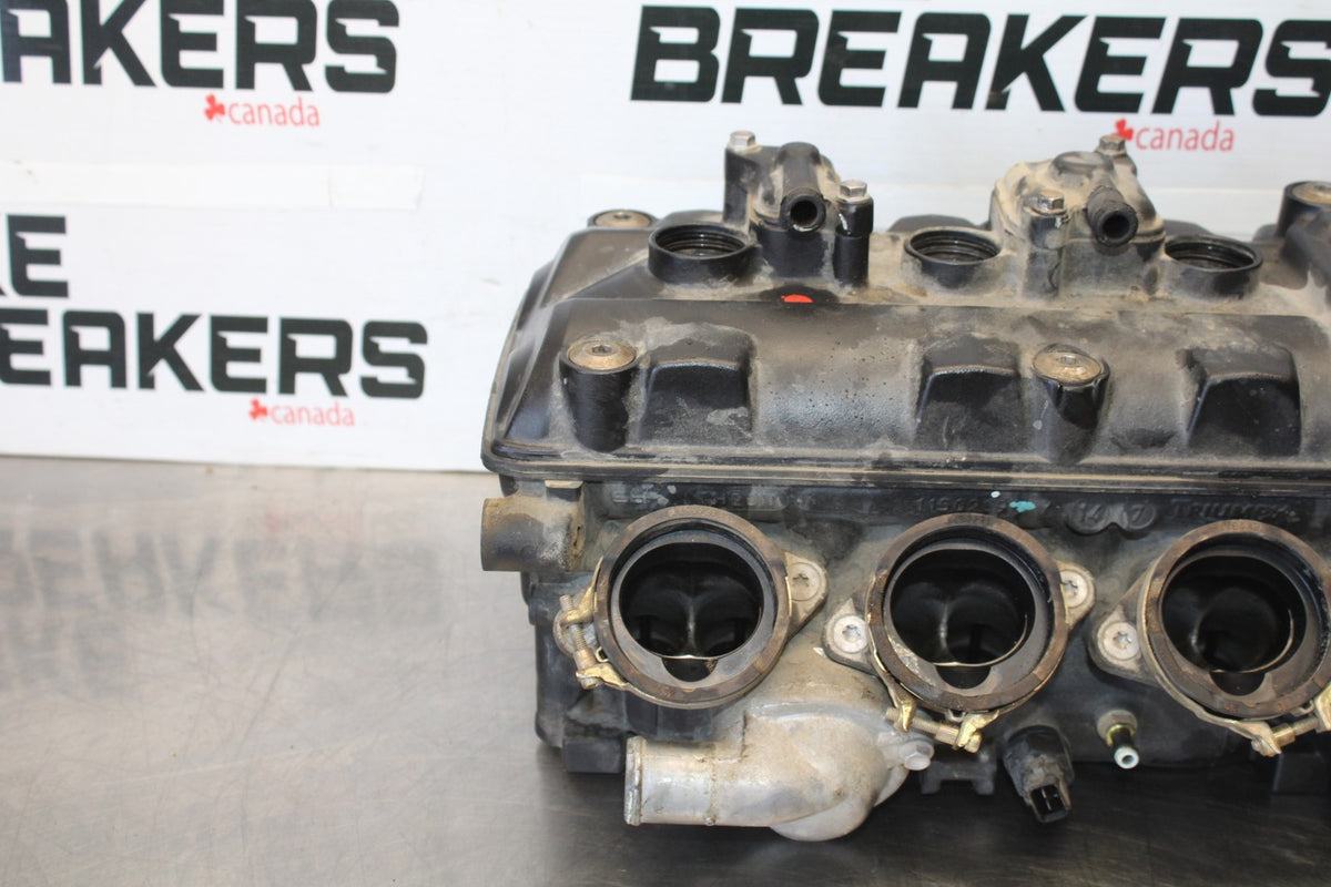 15 TRIUMPH TIGER 800 ENGINE TOP END CYLINDER HEAD BB873