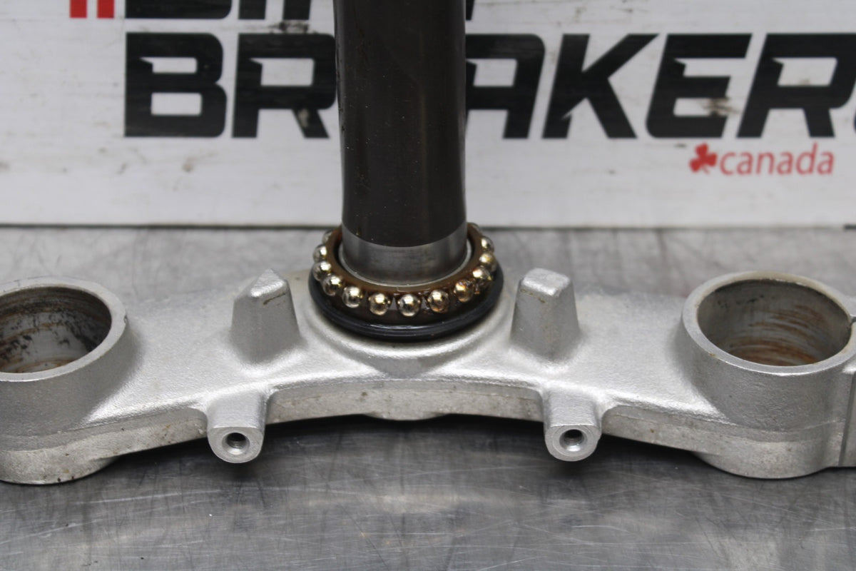 06 KAWASAKI NINJA 650 EX650 FRONT FORKS CLAMP LOWER TRIPLE TREE STEM BB823