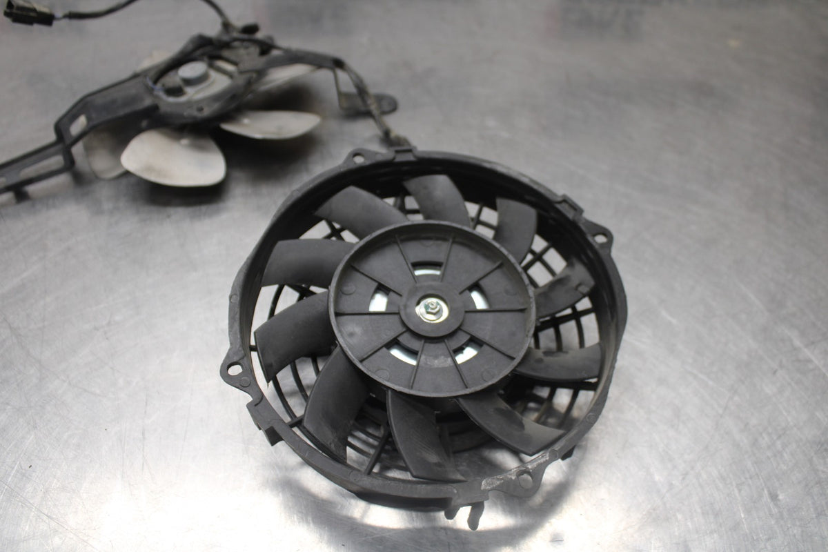 08-09 KAWASAKI NINJA ZX14R ENGINE RADIATOR COOLING FAN SET PAIR BB932