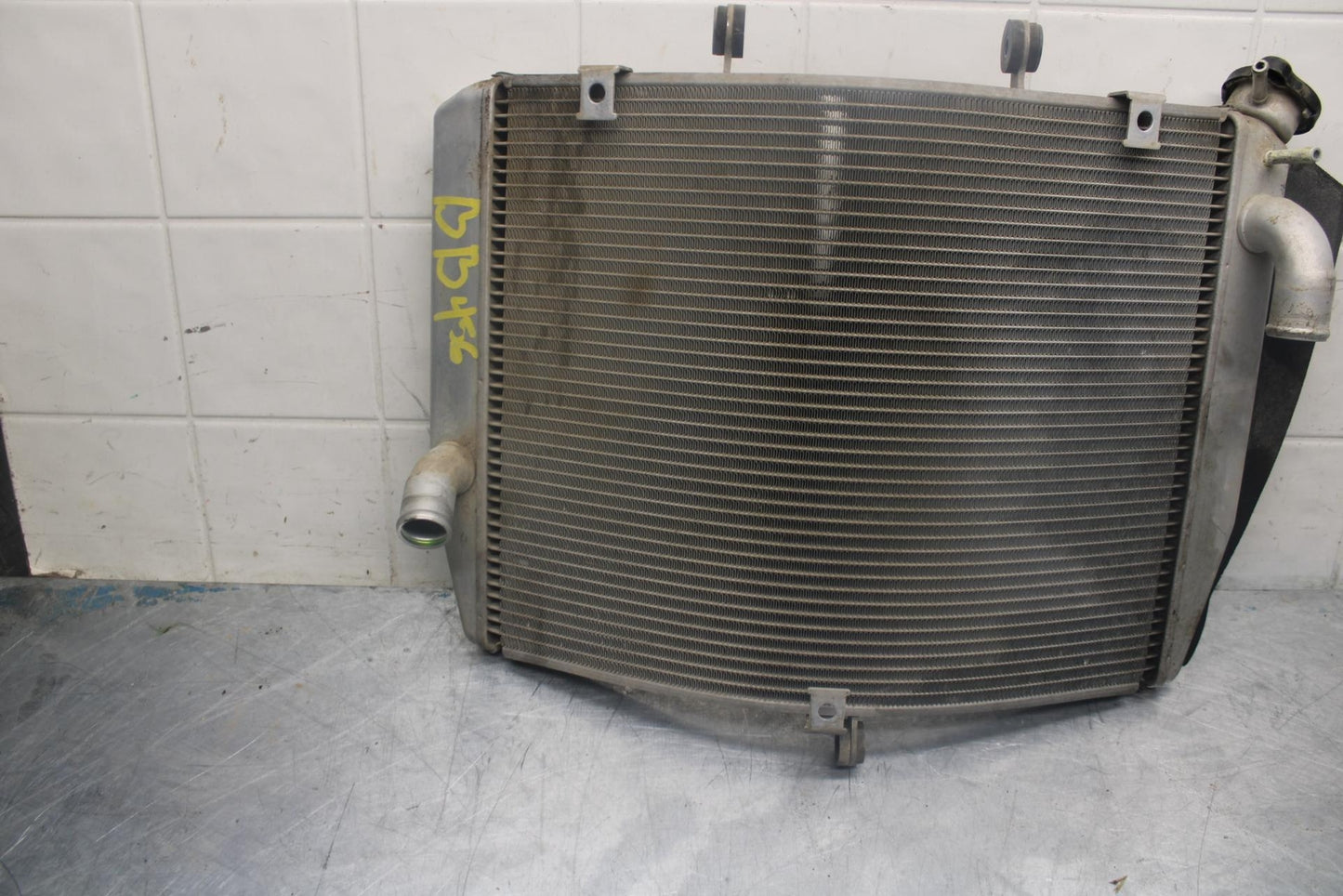 07-08 KAWASAKI NINJA ZX6R ENGINE RADIATOR MOTOR COOLER COOLING RADIATER BB456