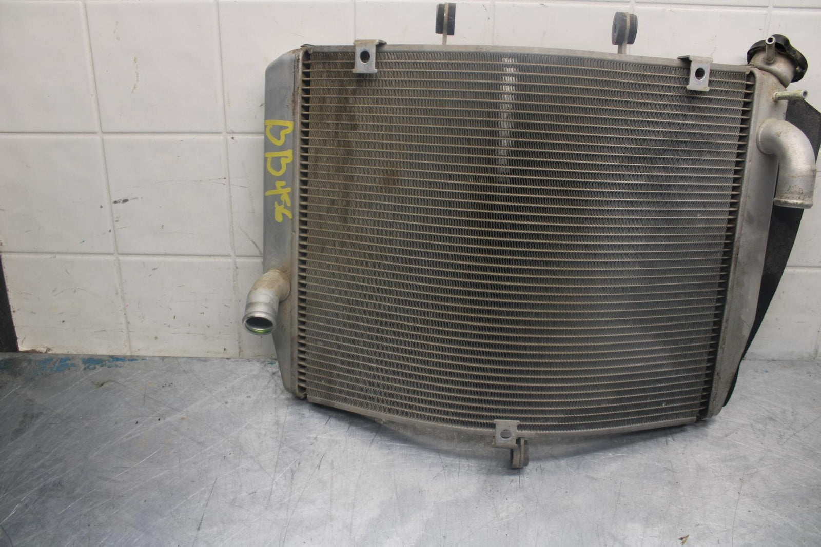 07-08 KAWASAKI NINJA ZX6R ENGINE RADIATOR MOTOR COOLER COOLING RADIATER BB456