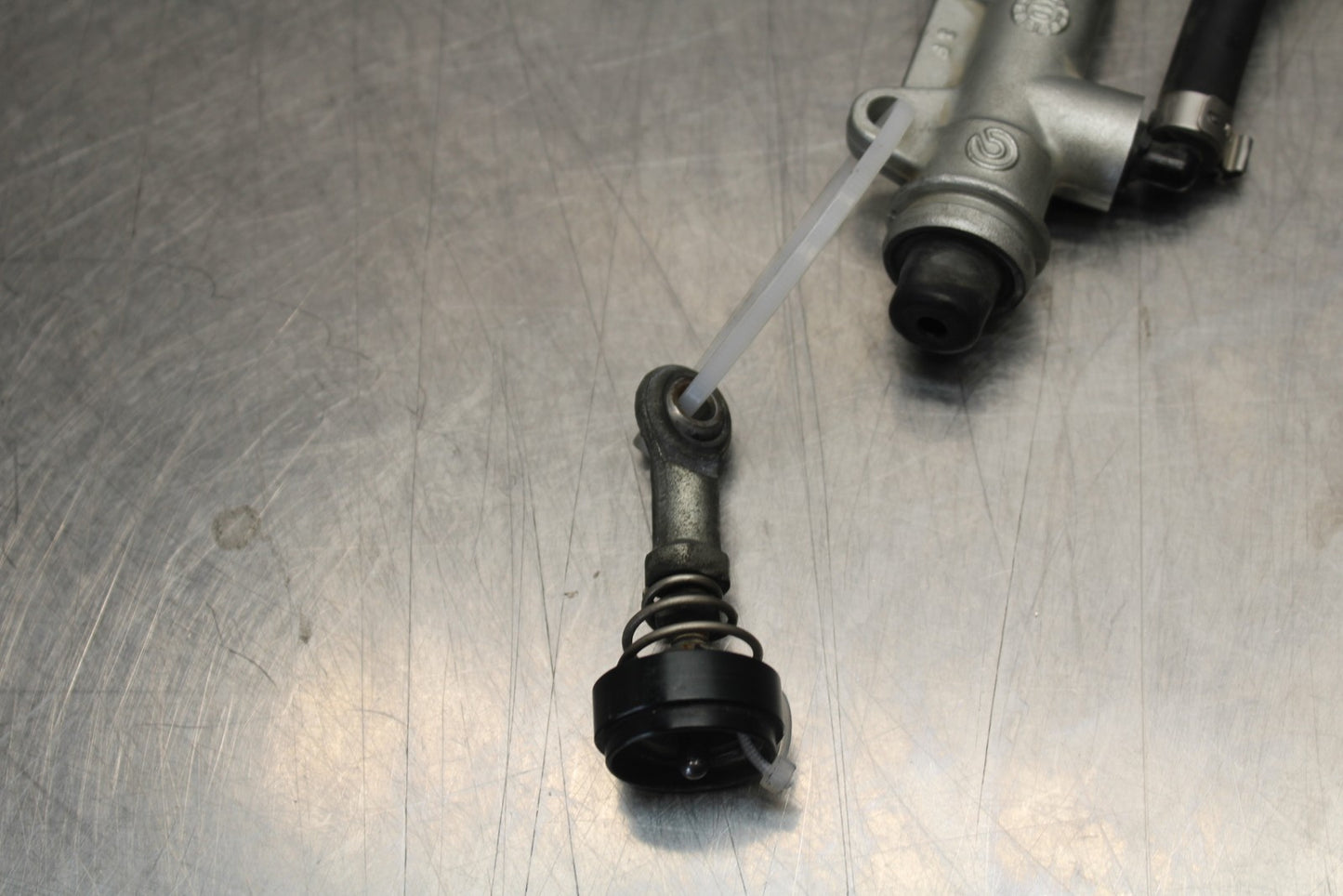 12-14 BMW S1000RR REAR BACK BRAKE MASTER CYLINDER W RESERVOIR BB204