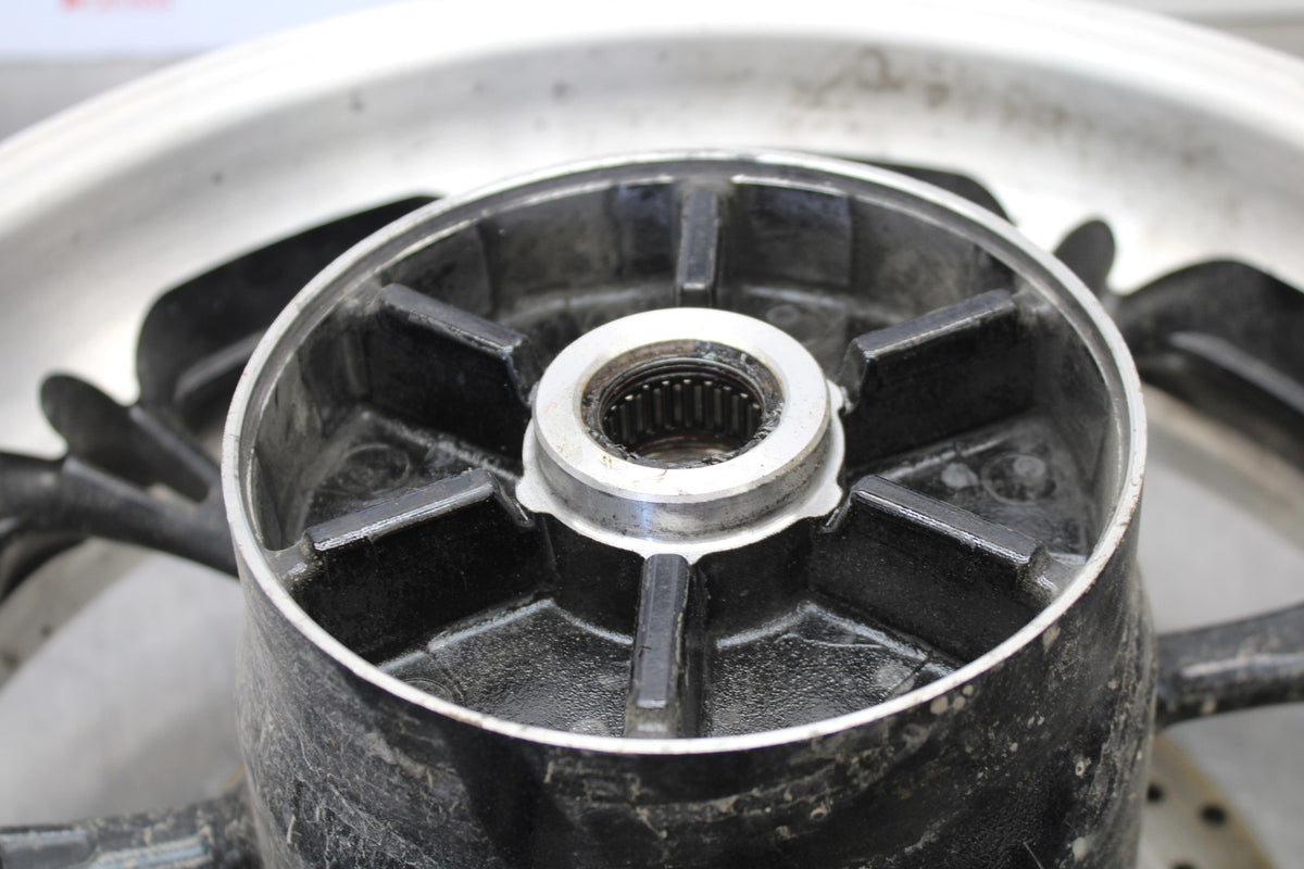 09 YAMAHA V STAR 950 REAR WHEEL BACK RIM & BRAKE DISC ROTOR BB172