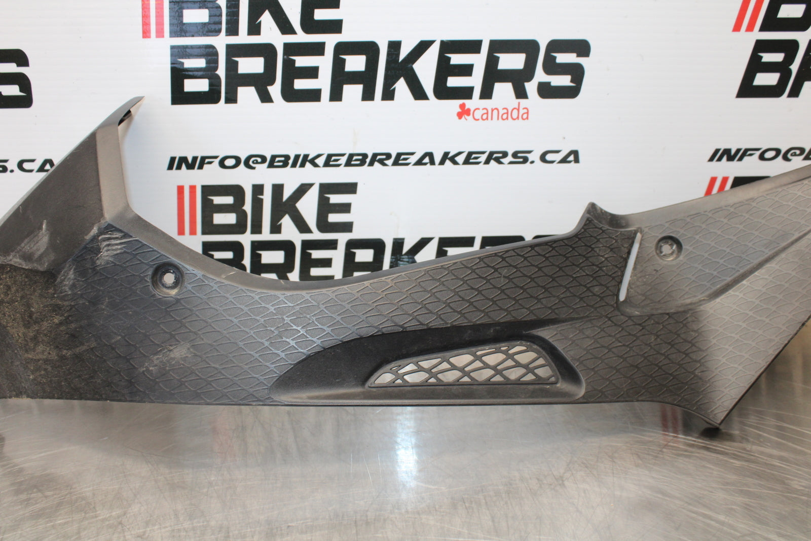 10-11 BMW S1000RR LEFT GAS TANK FUEL CELL PANEL COVER TRIM COWL  BB168