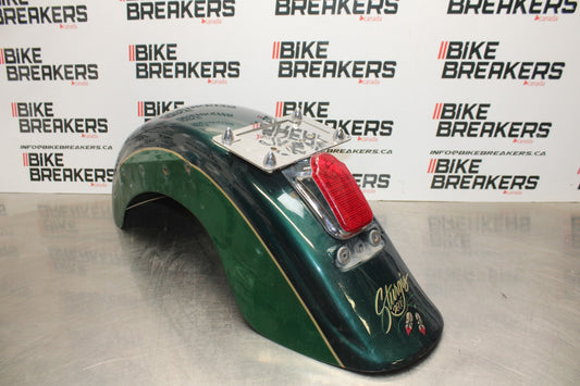 03-08 KAWASAKI VULCAN 1600 REAR BACK WHEEL FENDER MUD GUARD BB196