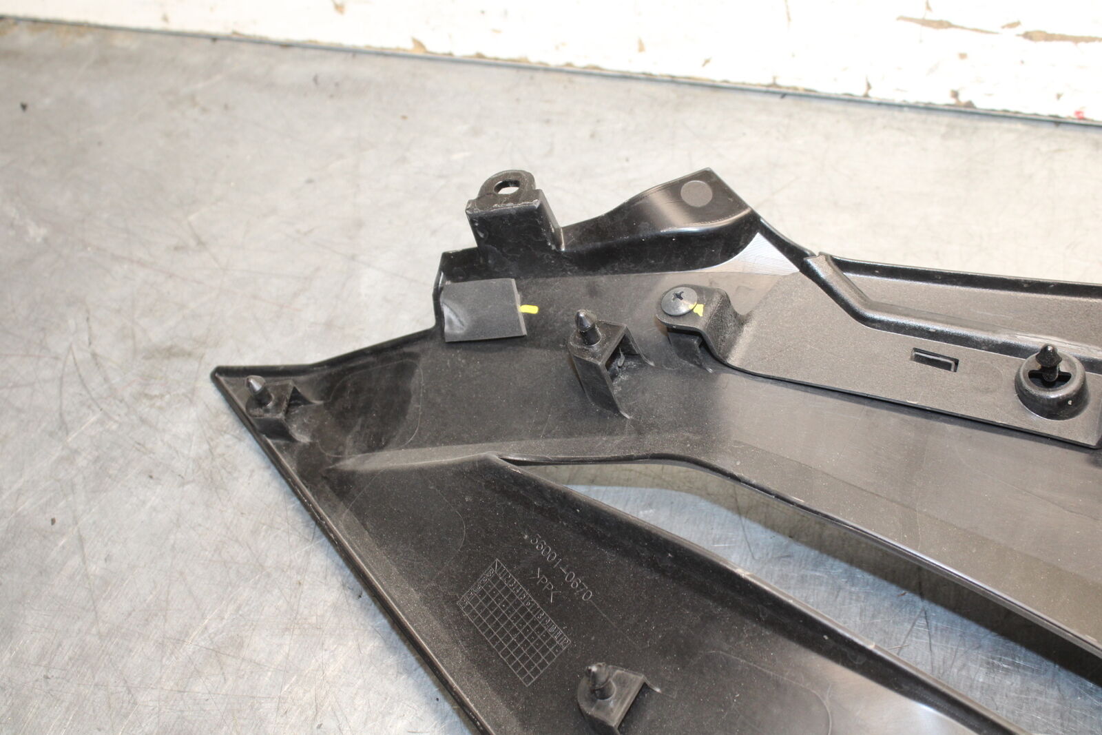 19-22 KAWASAKI Z400 LEFT LOWER MID UPPER SIDE FAIRING COWL BB738