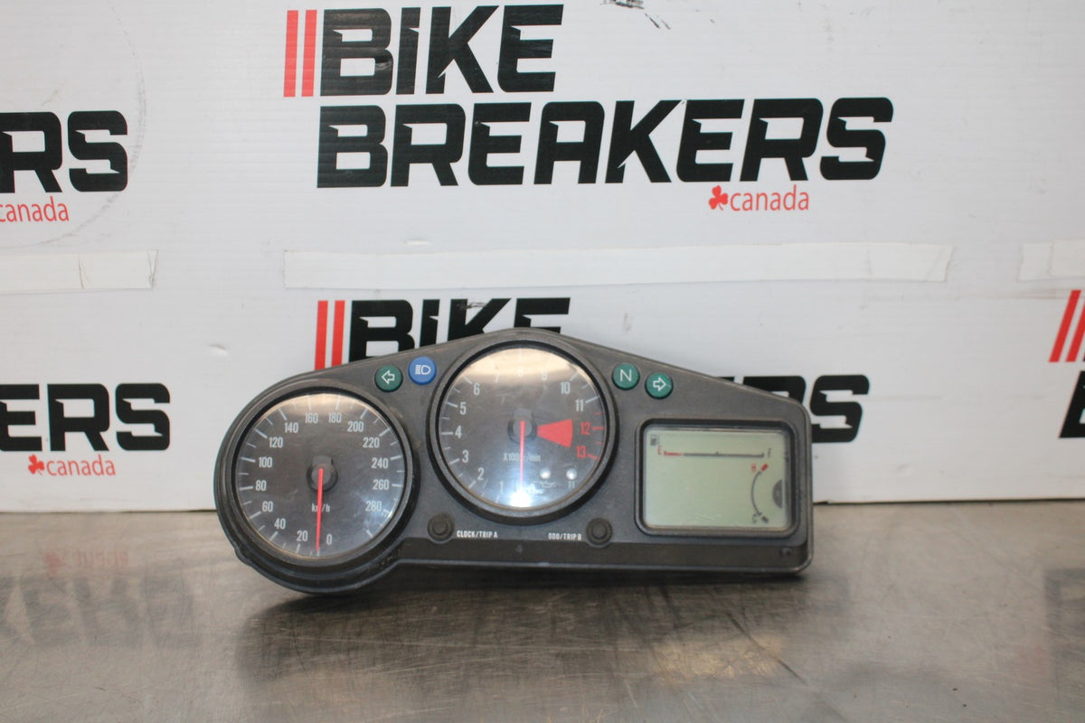 00-05 KAWASAKI NINJA ZX12R SPEEDO TACH GAUGES DISPLAY CLUSTER SPEEDOMETER BB892