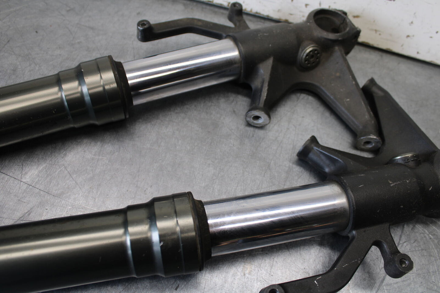 09-12 KAWASAKI NINJA ZX6R FRONT FORKS SHOCK SUSPENSION SET PAIR BB272