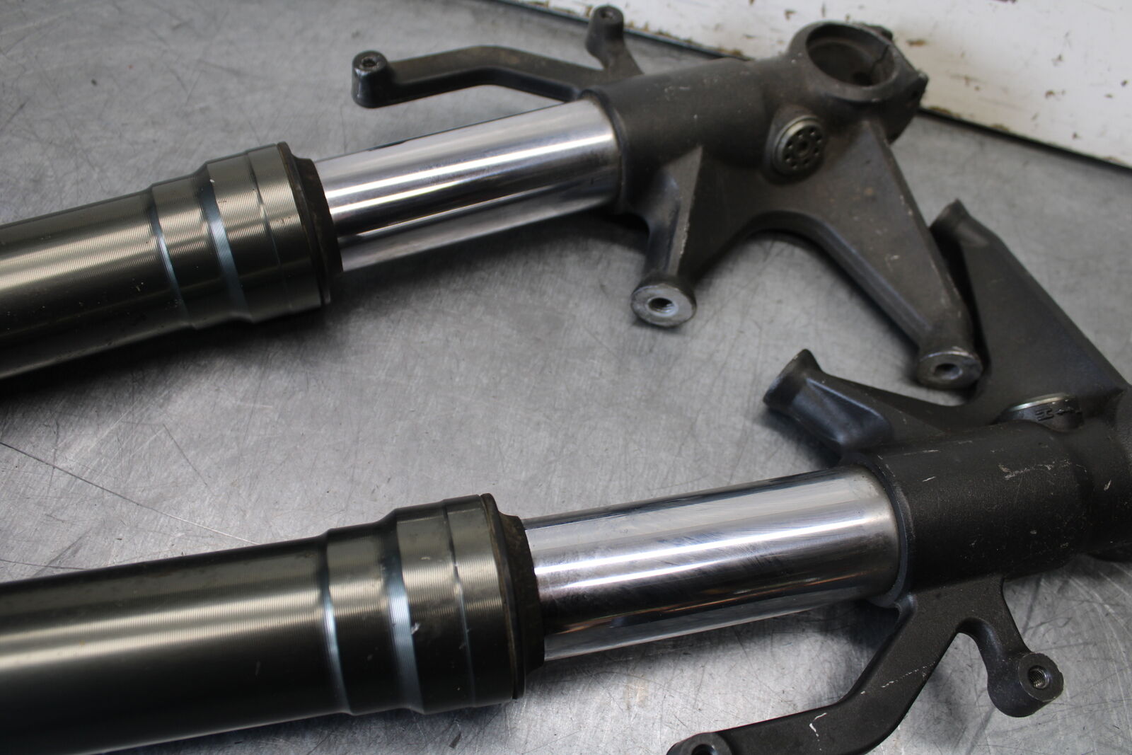 09-12 KAWASAKI NINJA ZX6R FRONT FORKS SHOCK SUSPENSION SET PAIR BB272