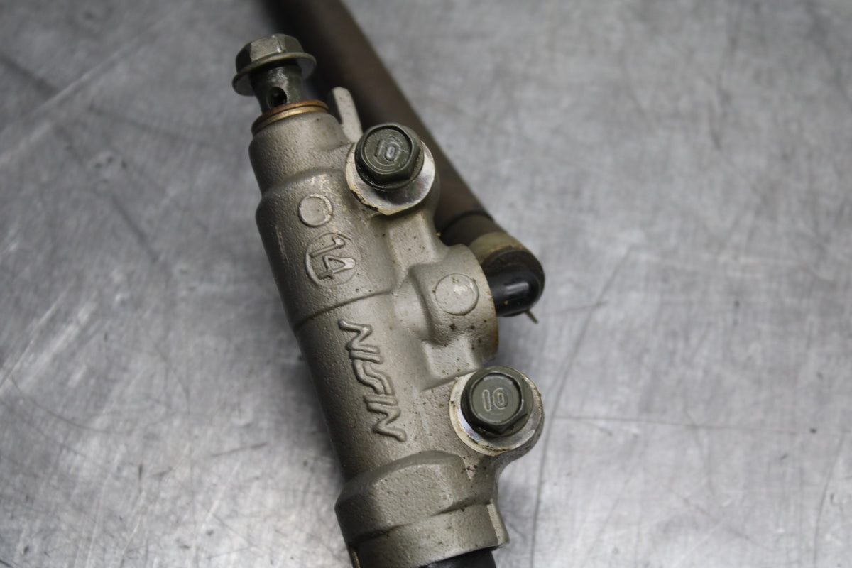 03-06 SUZUKI QUADSPORT Z400 REAR BACK BRAKE MASTER CYLINDER W RESERVOIR BB126