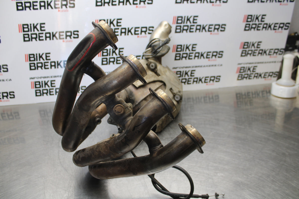 10-11 BMW S1000RR EXHAUST HEADER PIPES MANIFOLD BB168