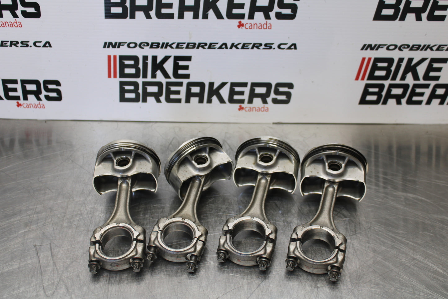10-11 BMW S1000RR ENGINE MOTOR PISTON SET BB168