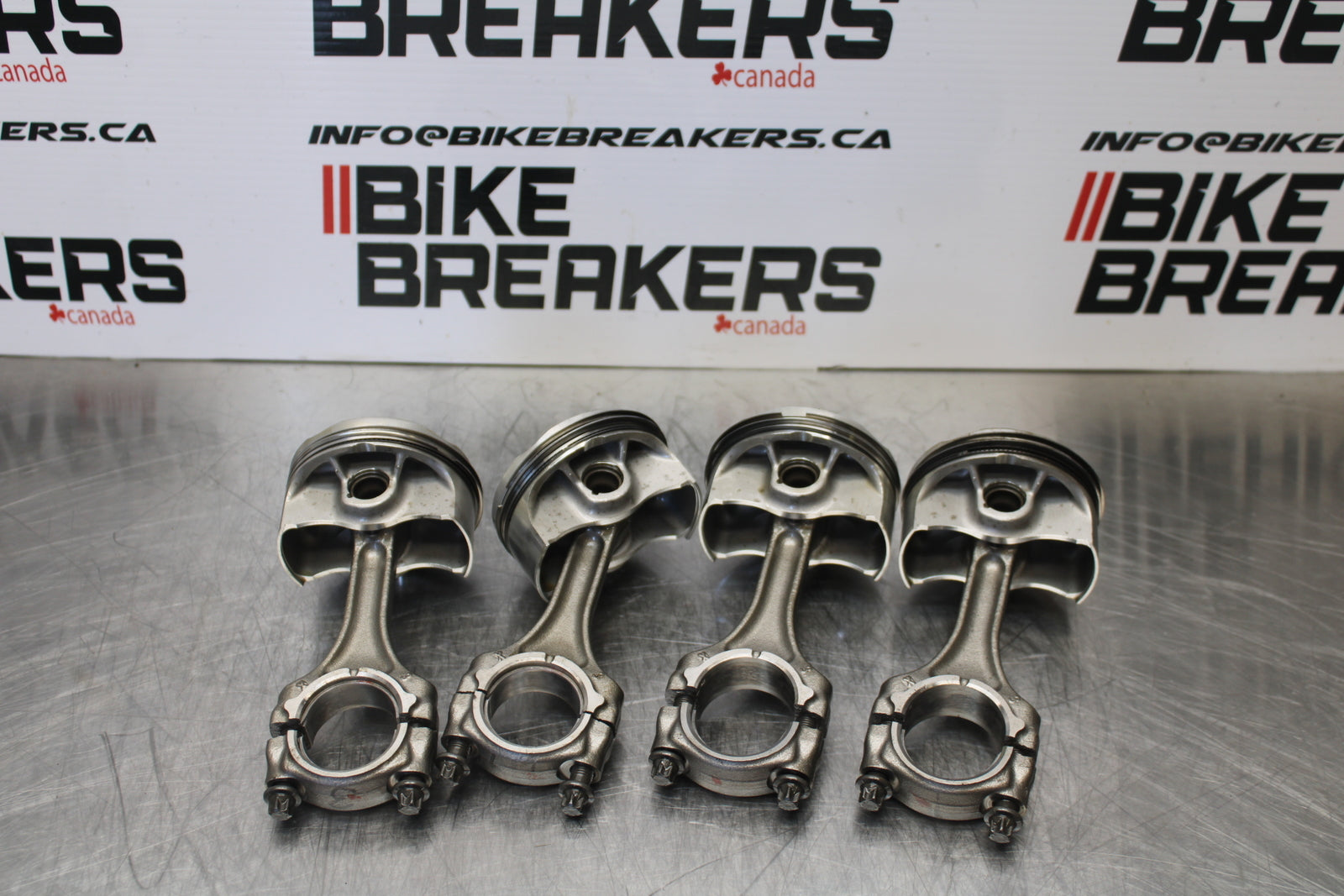 10-11 BMW S1000RR ENGINE MOTOR PISTON SET BB168