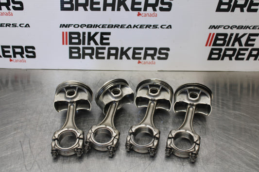 10-11 BMW S1000RR ENGINE MOTOR PISTON SET BB168