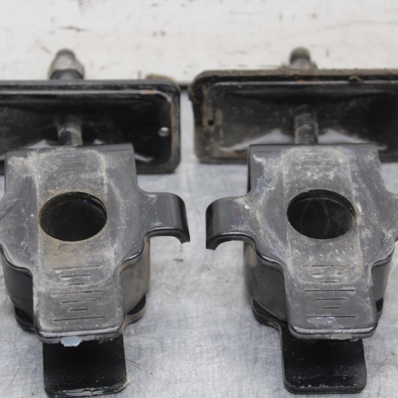 2008 Honda CBF1000 SWINGARM CHAIN TENSIONER ADJUSTMENT BRACKET SET PAIR  BB641
