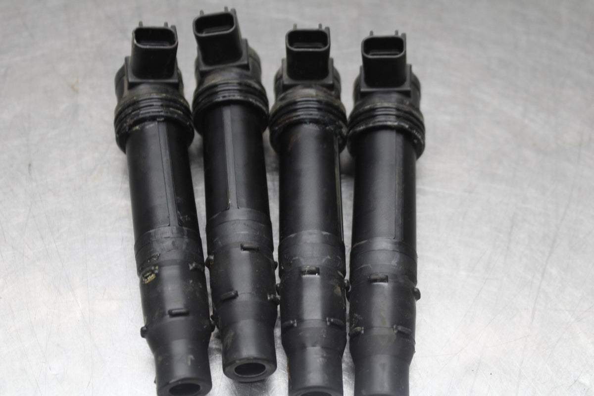07-08 KAWASAKI NINJA ZX6R IGNITION COILS COIL SPARK PLUG CAPS BB937