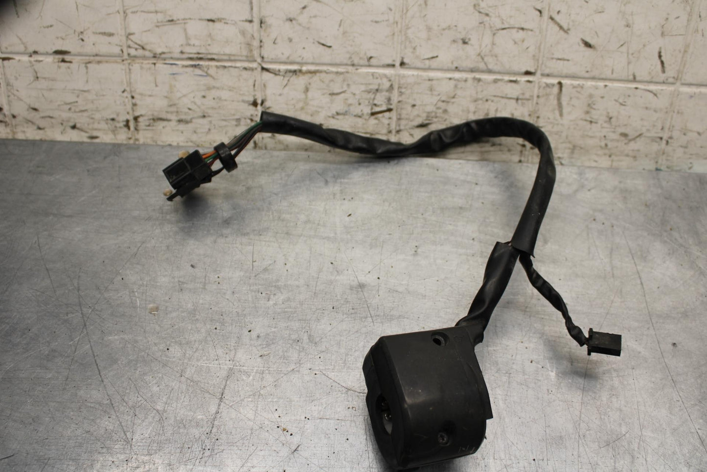 2000 Kawasaki Ninja ZX12R ZX1200A LEFT CLIP ON HANDLE HORN SIGNALS SWITCH BB565