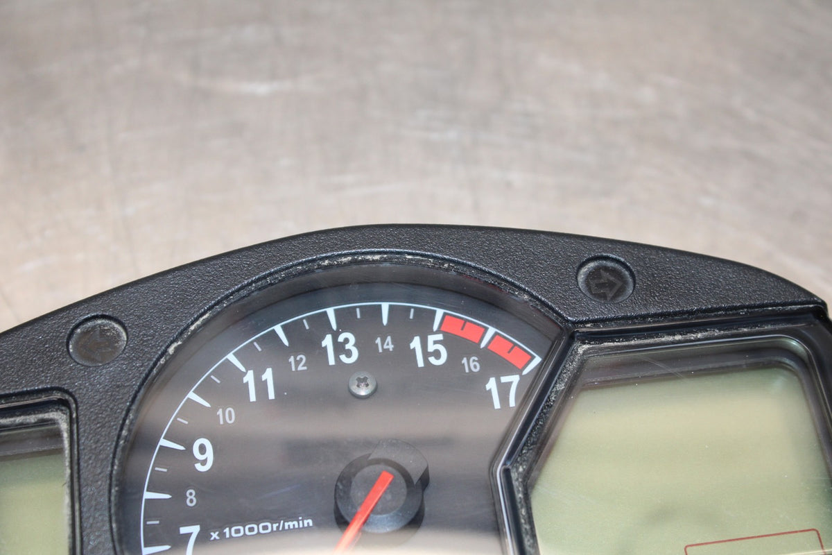 07-12 HONDA CBR600RR SPEEDO GAUGES DISPLAY CLUSTER SPEEDOMETER TACHOMETER BB812