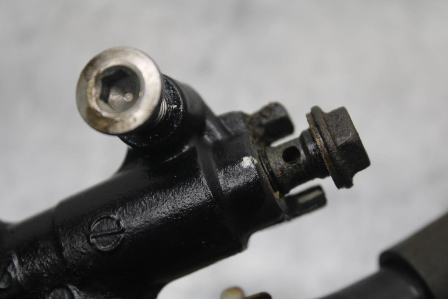 2009 Kawasaki Ninja EX250J REAR BACK BRAKE MASTER CYLINDER W RESERVOIR BB87