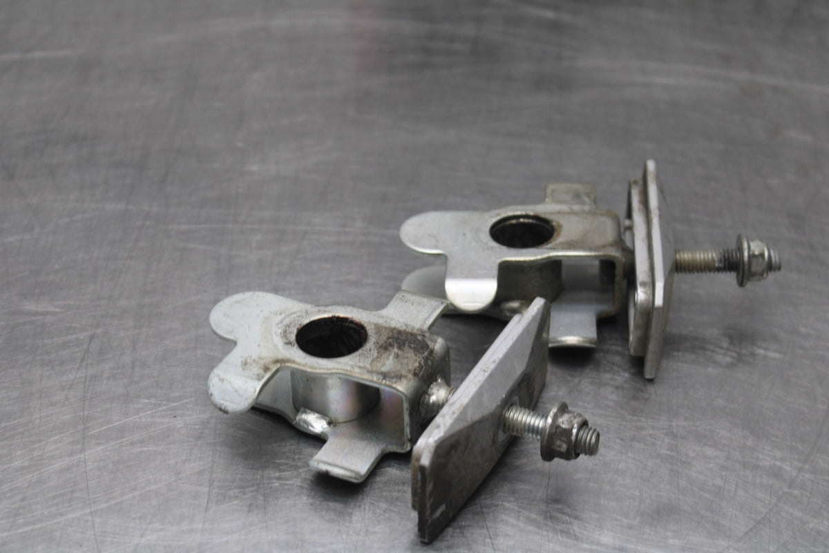 08 SUZUKI SV650 SWINGARM CHAIN TENSIONER ADJUSTMENT BRACKETS  BB846