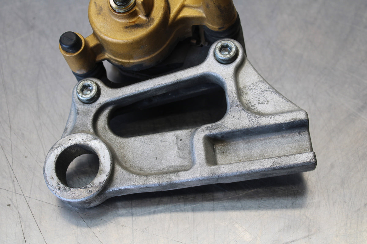 03-06 KAWASAKI Z1000 REAR BACK BRAKE CALIPER W MOUNT BRACKET BB164