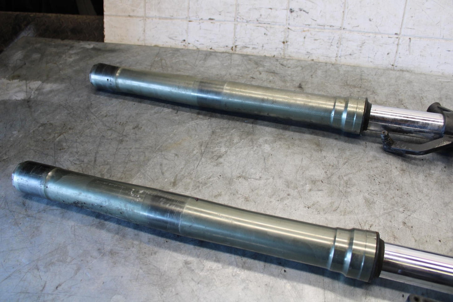 09-12 KAWASAKI NINJA ZX6R FRONT FORKS SHOCK SUSPENSION SET PAIR BB544