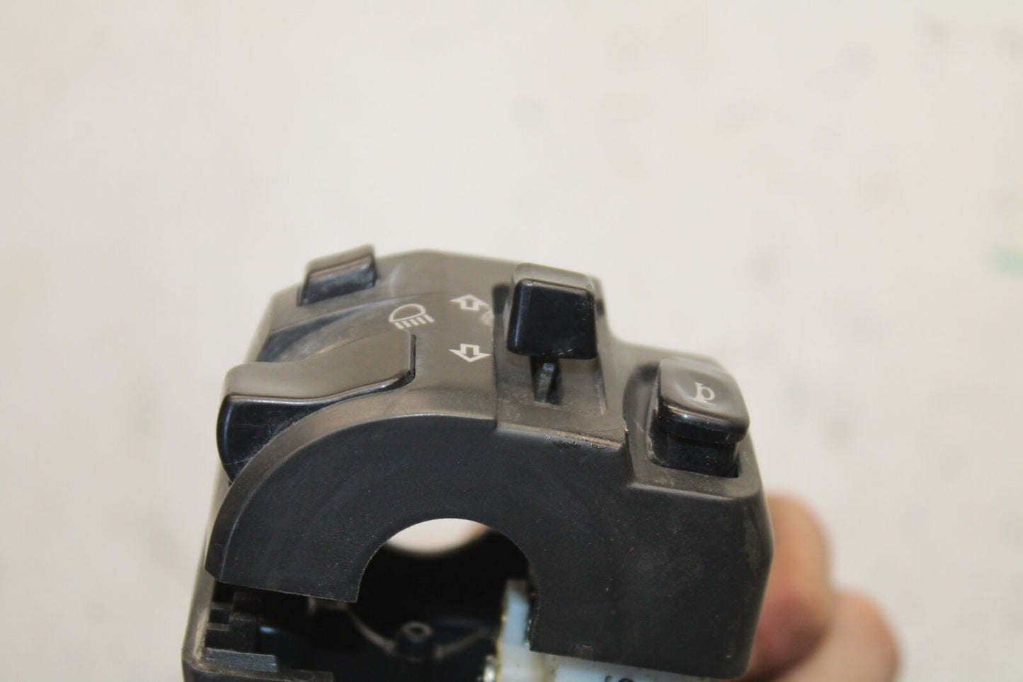 09-12 KAWASAKI NINJA ZX6R LEFT CLIP ON HANDLE HORN SIGNALS SWITCHES BB698