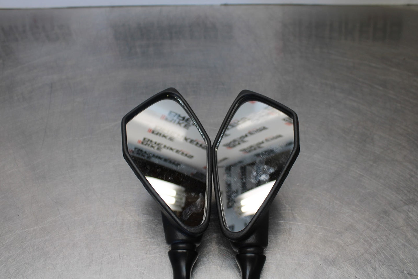 18-23 KAWASAKI NINJA 400 EX400 ABS REAR VIEW MIRROR SET PAIR MIRRORS BB192