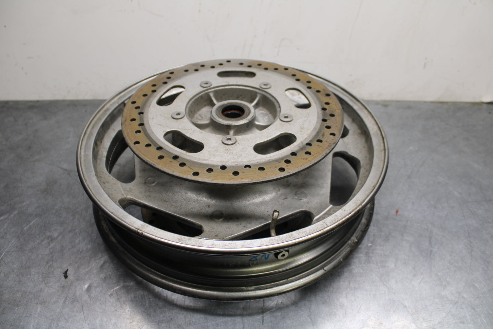 03-08 KAWASAKI VULCAN 1600 FRONT WHEEL FRONT RIM BB754