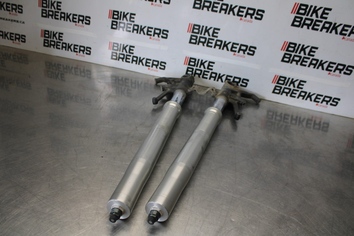 09 KAWASAKI CONCOURS 14 ZG1400B FRONT FORKS SHOCK SUSPENSION SET PAIR BB875