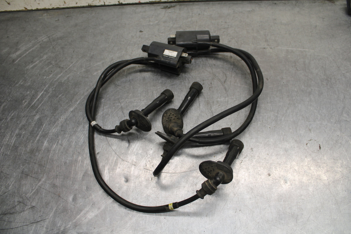 04-05 SUZUKI KATANA 750 GSX750F IGNITION COILS COIL SPARK PLUG CAPS BB110