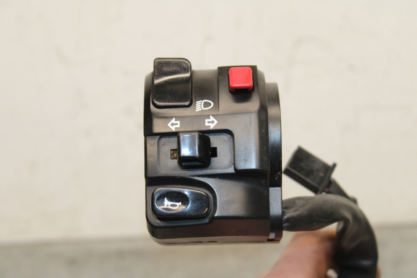 12-17 KAWASAKI NINJA 650 LEFT CLIP ON HANDLE HORN SIGNALS SWITCHES BB129