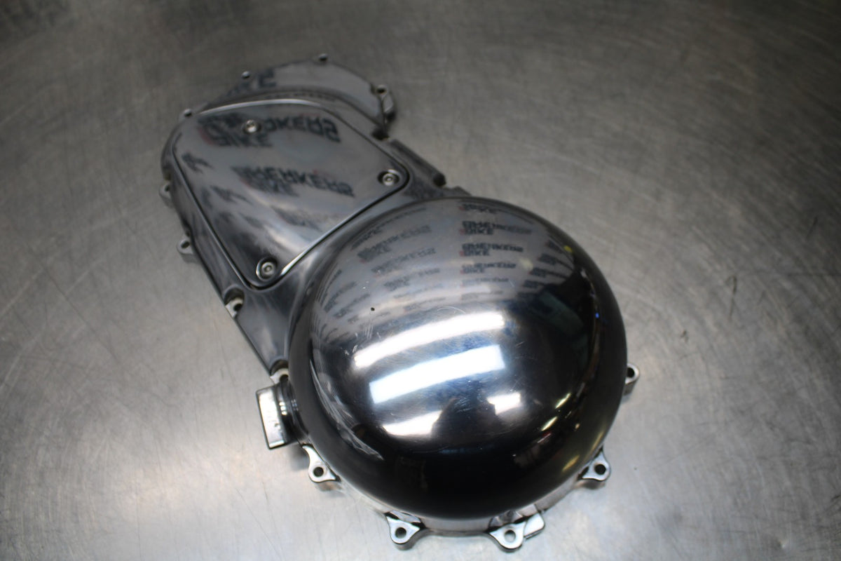 03-08 KAWASAKI VULCAN 1600 CLUTCH SIDE ENGINE MOTOR COVER BB196